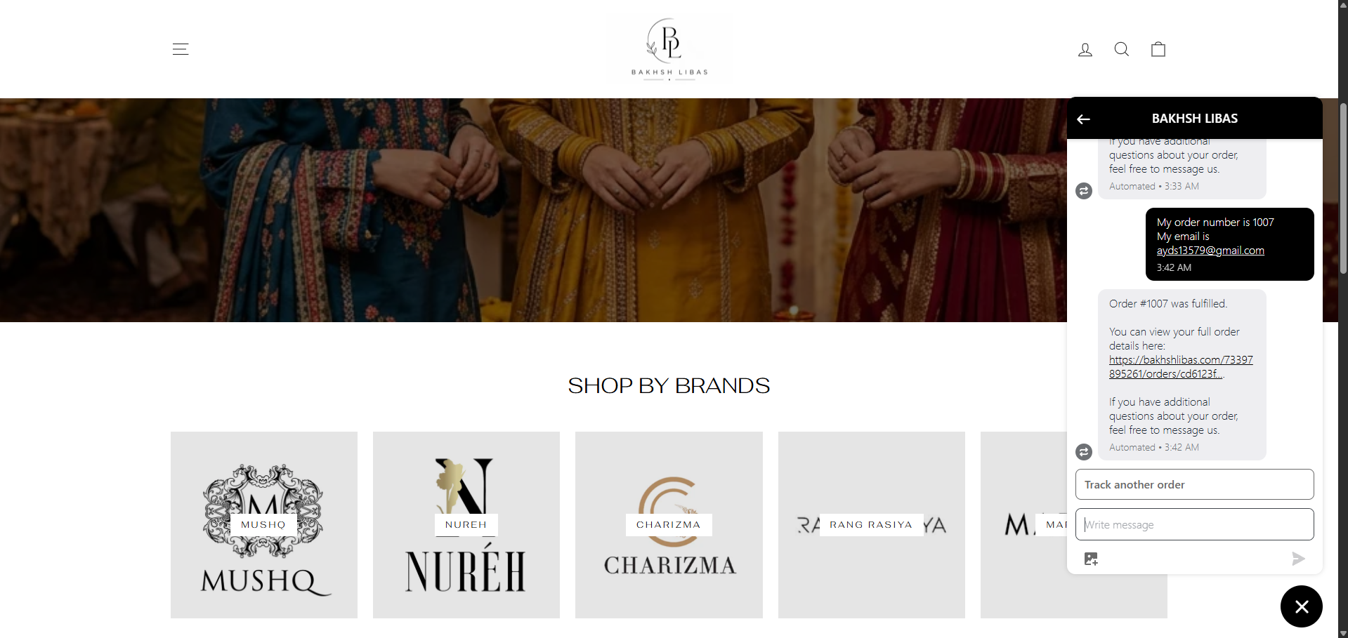 Bakhsh Libas - E-commerce Store