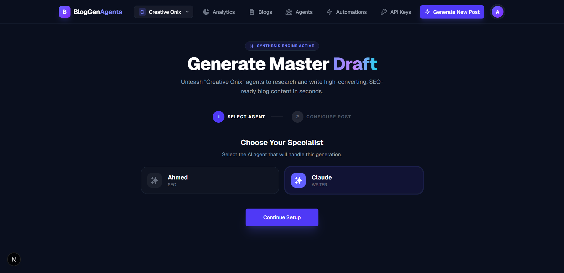 AI Blogs Generation Platform