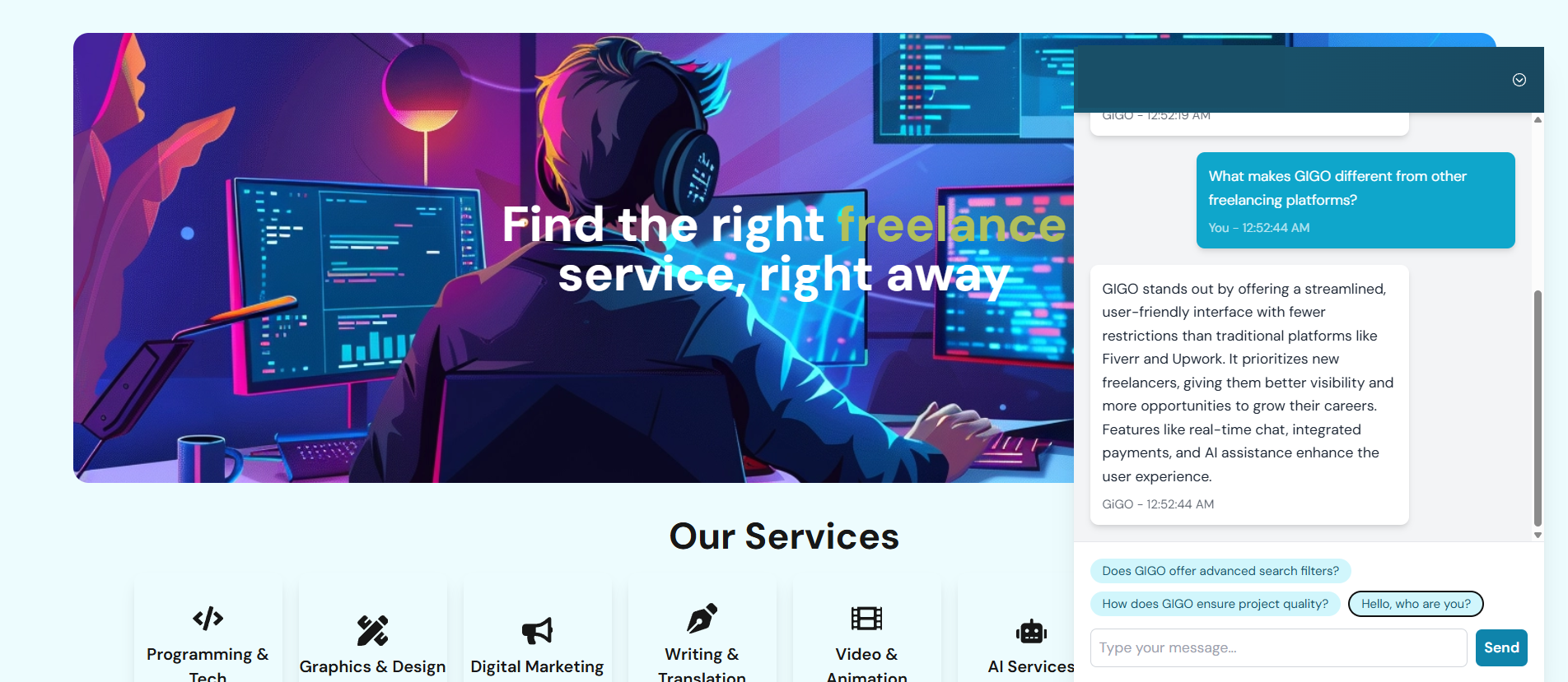 GiGo. Chat - AI Chatbot