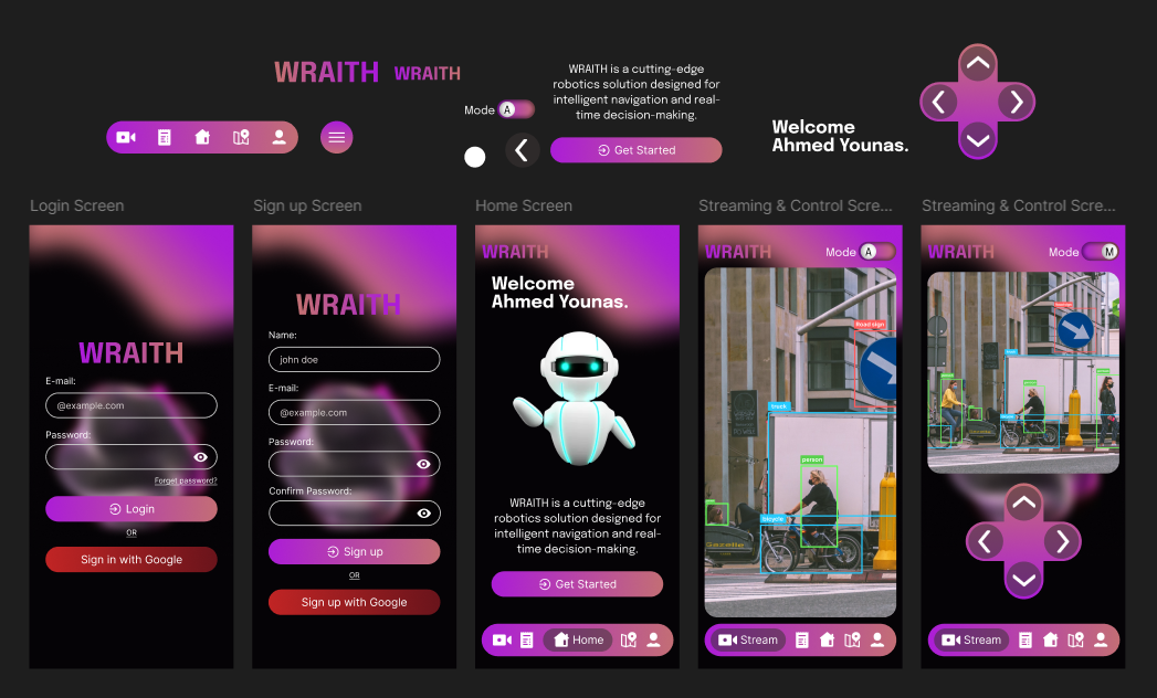 WRAITH - Mobile App